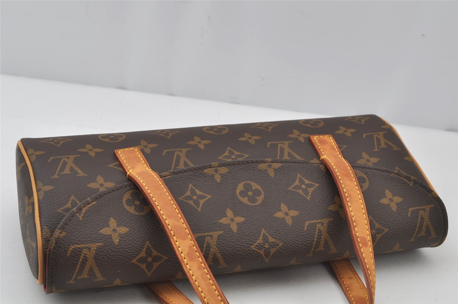 Authentic Louis Vuitton Monogram Sonatine Hand Bag Purse M51902 LV 2580J