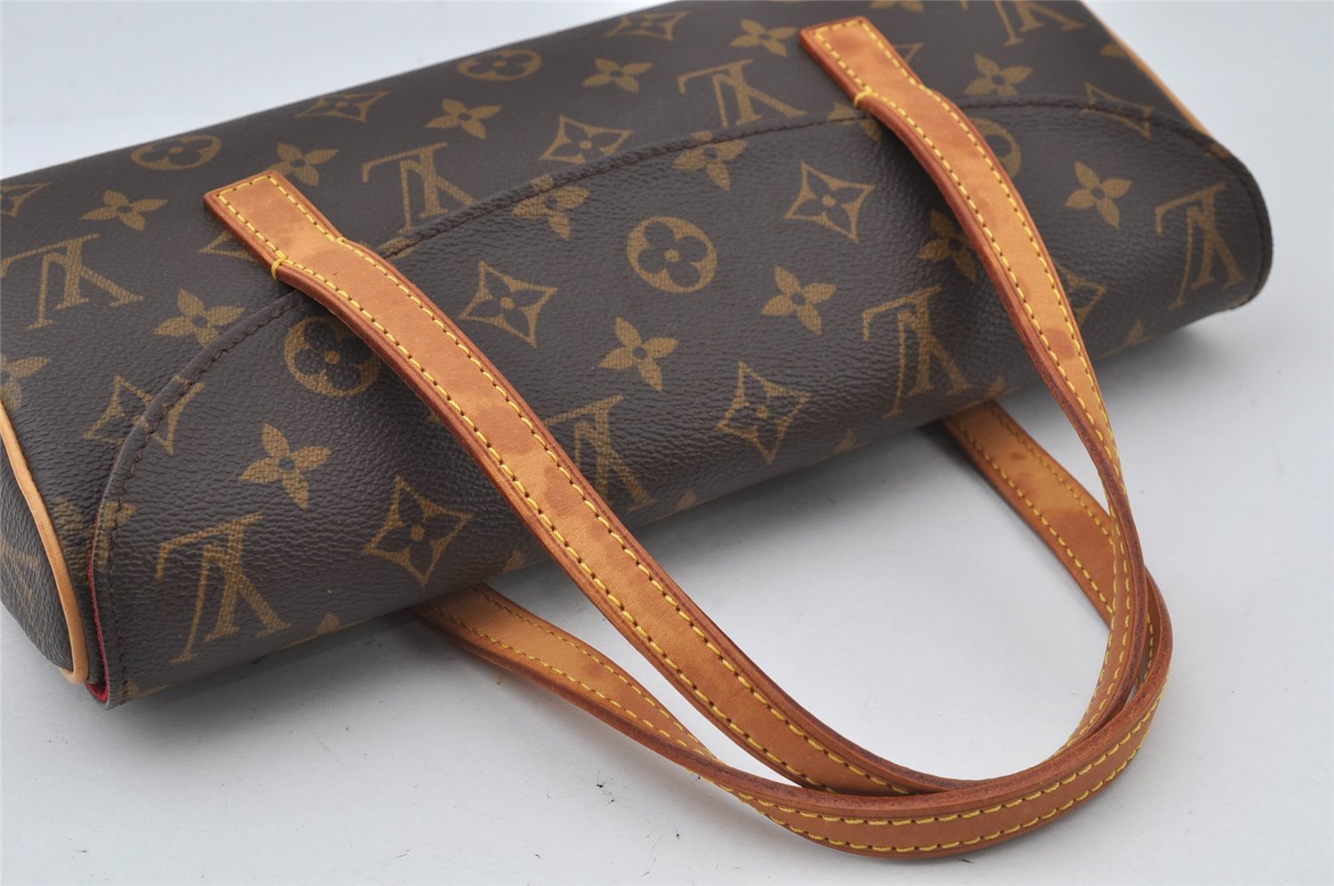 Authentic Louis Vuitton Monogram Sonatine Hand Bag Purse M51902 LV 2580J