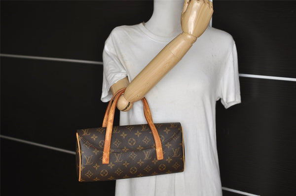 Authentic Louis Vuitton Monogram Sonatine Hand Bag Purse M51902 LV 2580J