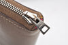 Authentic HERMES Azap Silk In Long Wallet Purse Leather Brown Box 2580K