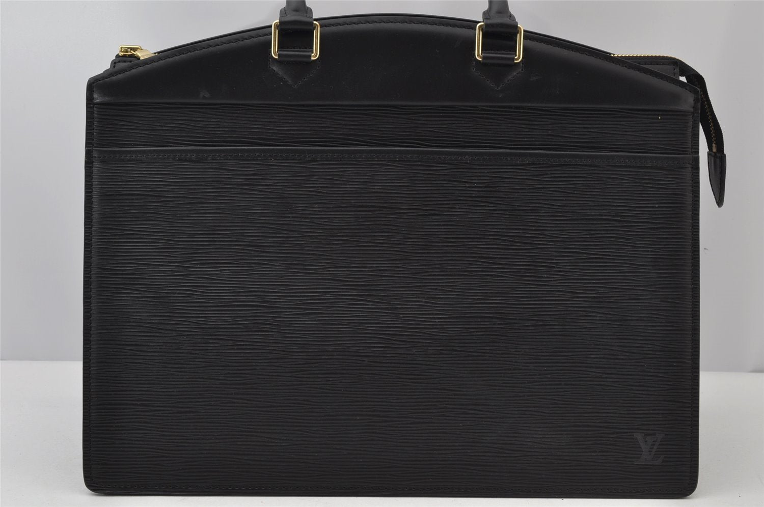 Authentic Louis Vuitton Epi Riviera Hand Bag Black M48182 LV 2581J