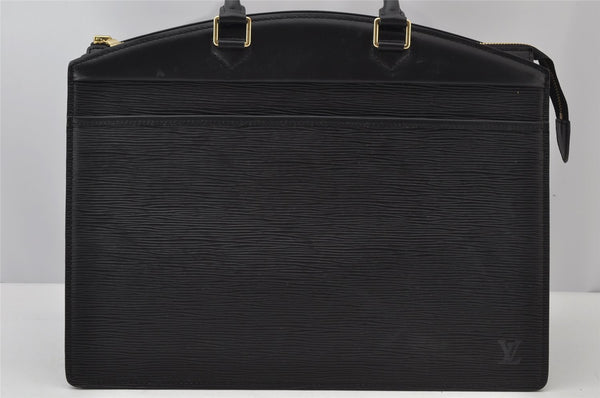 Authentic Louis Vuitton Epi Riviera Hand Bag Black M48182 LV 2581J