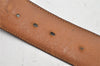 Authentic HERMES Vintage Leather Belt Reversible 30.7-32.3" Brown 2581K