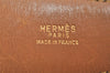 Authentic HERMES Vintage Leather Belt Reversible 30.7-32.3" Brown 2581K