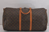 Authentic Louis Vuitton Monogram Keepall Bandouliere 55 M41414 Boston Bag 2582J