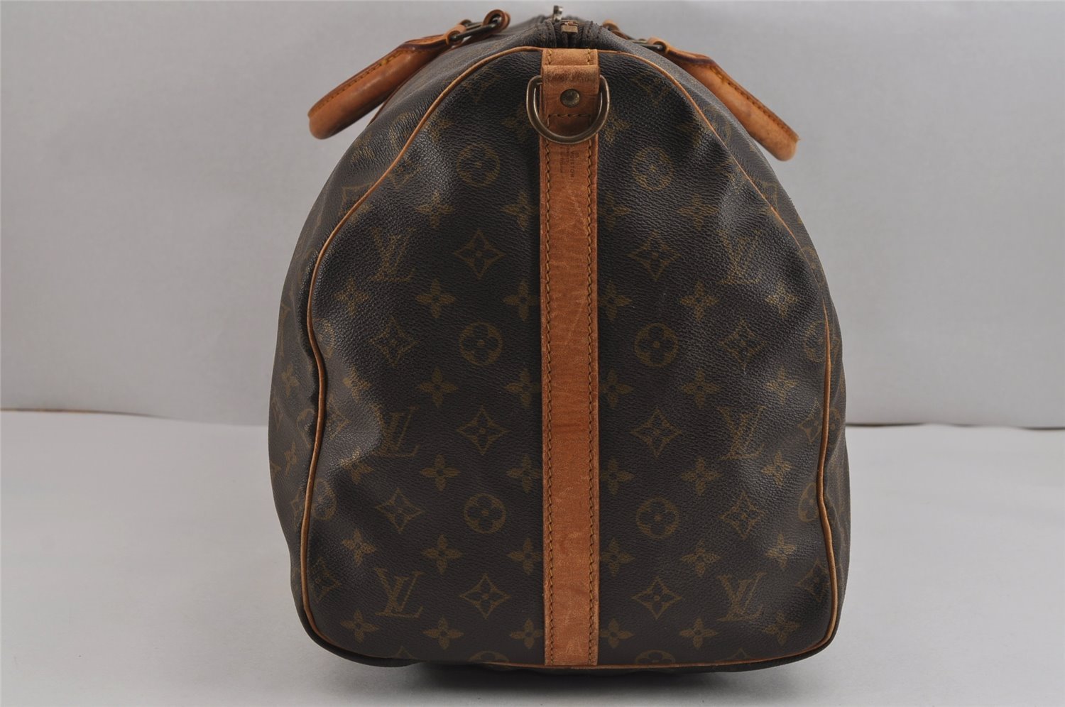 Authentic Louis Vuitton Monogram Keepall Bandouliere 55 M41414 Boston Bag 2582J