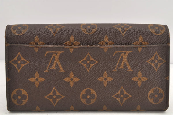 Authentic Louis Vuitton Monogram Portefeuille Sarah Purse Wallet M60531 LV 2582K