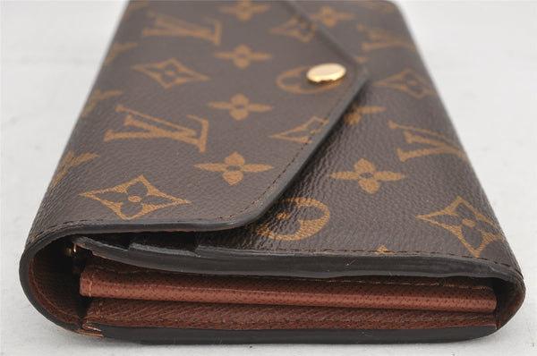 Authentic Louis Vuitton Monogram Portefeuille Sarah Purse Wallet M60531 LV 2582K