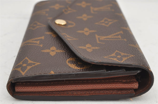 Authentic Louis Vuitton Monogram Portefeuille Sarah Purse Wallet M60531 LV 2582K