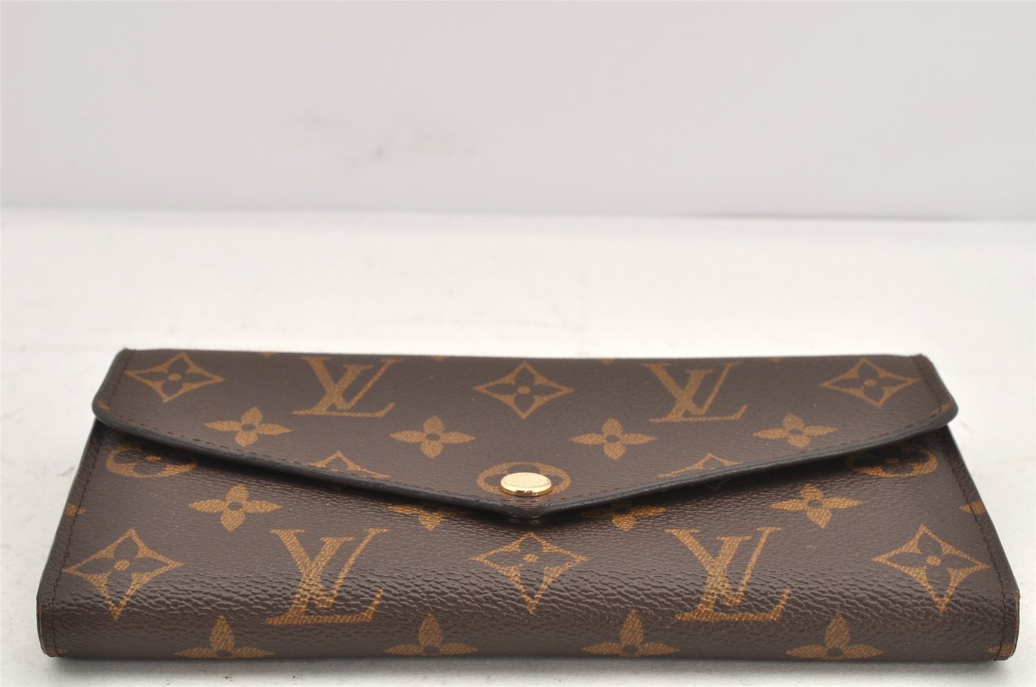 Authentic Louis Vuitton Monogram Portefeuille Sarah Purse Wallet M60531 LV 2582K