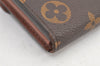 Authentic Louis Vuitton Monogram Portefeuille Sarah Purse Wallet M60531 LV 2582K