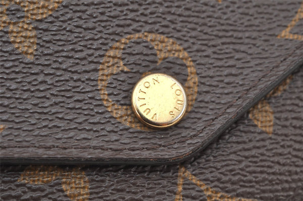 Authentic Louis Vuitton Monogram Portefeuille Sarah Purse Wallet M60531 LV 2582K