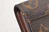 Authentic Louis Vuitton Monogram Portefeuille Sarah Purse Wallet M60531 LV 2582K