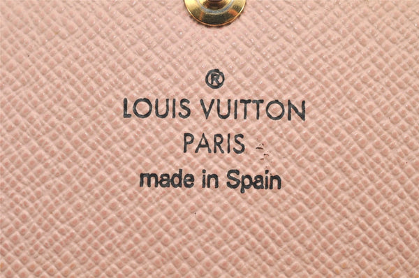 Authentic Louis Vuitton Monogram Portefeuille Sarah Wallet Pink M62235 LV 2583K