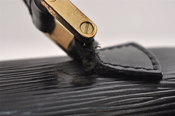 Authentic Louis Vuitton Epi Concorde Hand Bag Purse Black M52132 LV 2584J