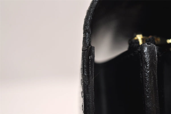 Authentic Louis Vuitton Epi Concorde Hand Bag Purse Black M52132 LV 2584J