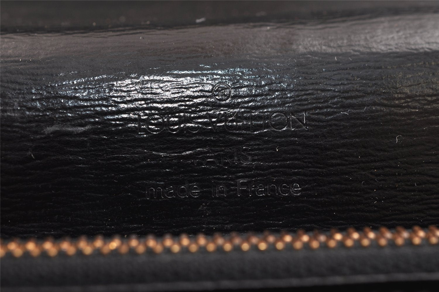 Authentic Louis Vuitton Epi Concorde Hand Bag Purse Black M52132 LV 2584J