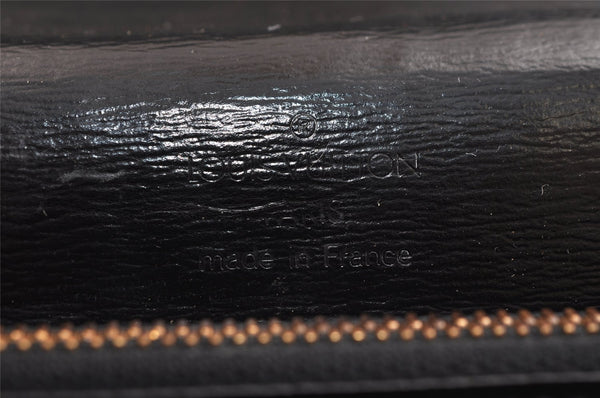 Authentic Louis Vuitton Epi Concorde Hand Bag Purse Black M52132 LV 2584J