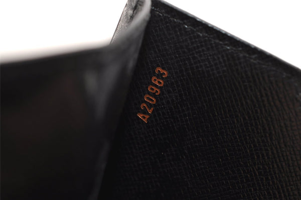 Authentic Louis Vuitton Epi Concorde Hand Bag Purse Black M52132 LV 2584J