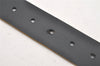 Auth Louis Vuitton Leather Belt Maison fondee en 1854 35.4" Navy M9559 LV 2584K