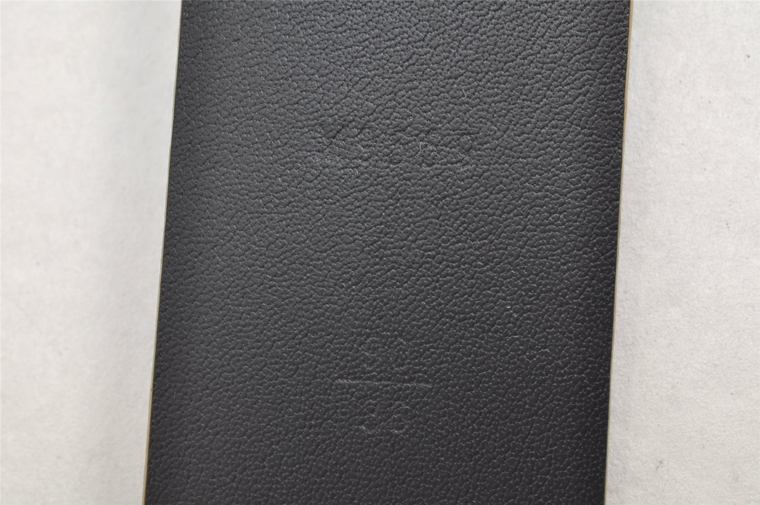 Auth Louis Vuitton Leather Belt Maison fondee en 1854 35.4