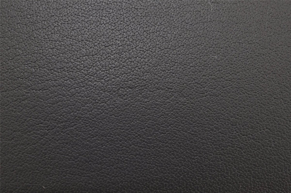 Auth Louis Vuitton Leather Belt Maison fondee en 1854 35.4" Navy M9559 LV 2584K