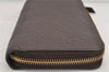 Authentic Louis Vuitton Monogram Empreinte Zippy Wallet Brown M60548 LV 2585K