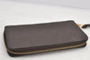 Authentic Louis Vuitton Monogram Empreinte Zippy Wallet Brown M60548 LV 2585K