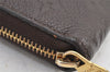 Authentic Louis Vuitton Monogram Empreinte Zippy Wallet Brown M60548 LV 2585K