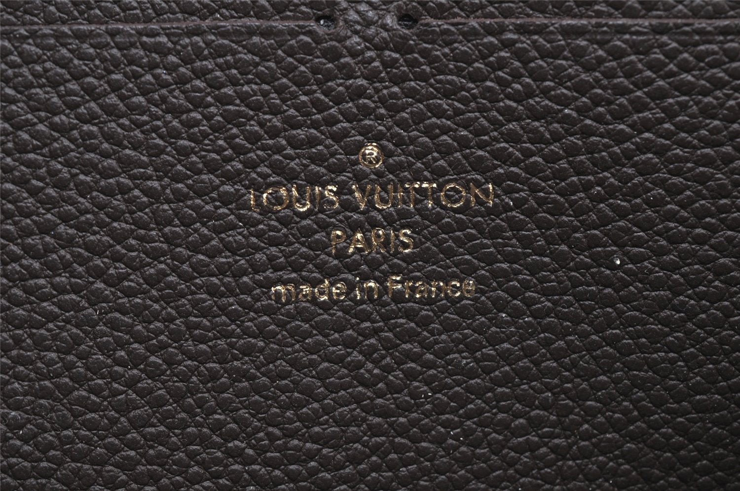 Authentic Louis Vuitton Monogram Empreinte Zippy Wallet Brown M60548 LV 2585K