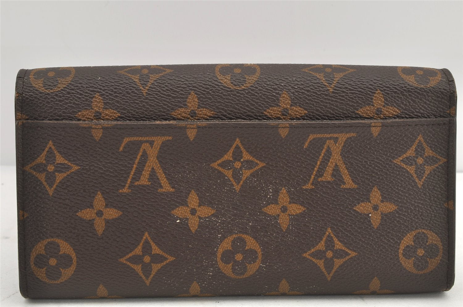 Authentic Louis Vuitton Monogram Portefeuille Sarah Purse Wallet M60531 LV 2586K