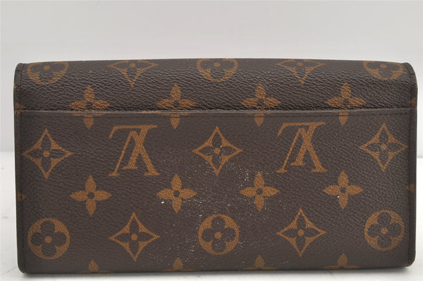 Authentic Louis Vuitton Monogram Portefeuille Sarah Purse Wallet M60531 LV 2586K
