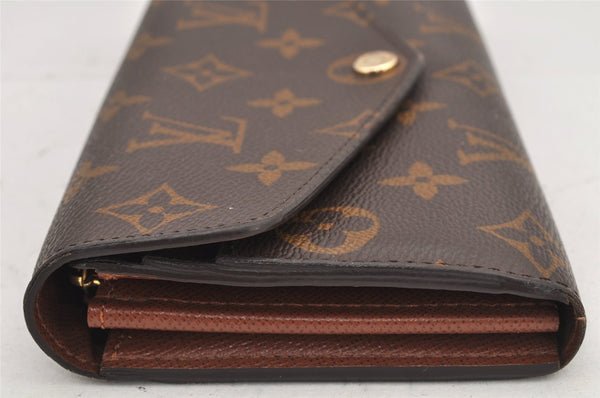 Authentic Louis Vuitton Monogram Portefeuille Sarah Purse Wallet M60531 LV 2586K
