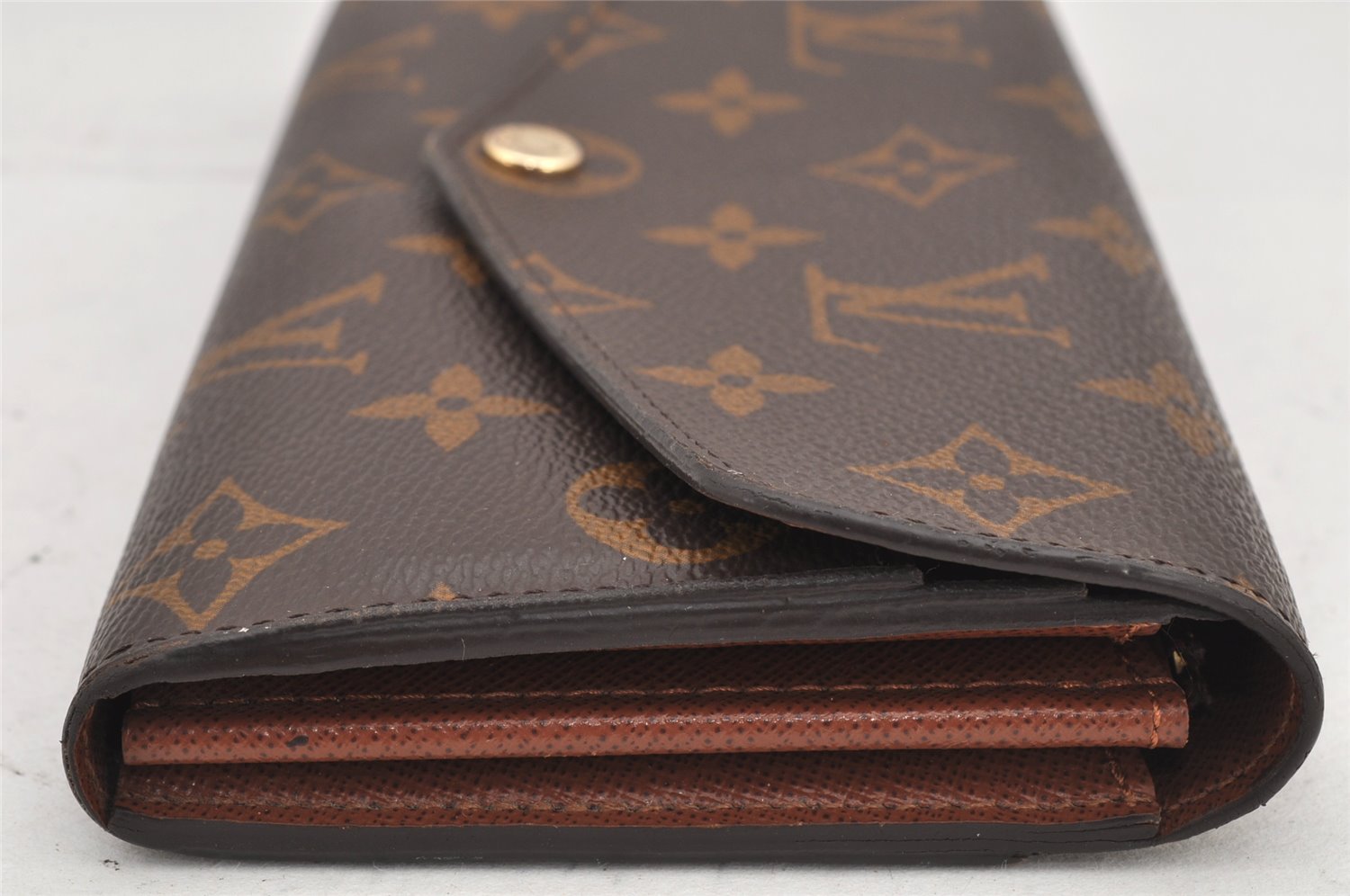 Authentic Louis Vuitton Monogram Portefeuille Sarah Purse Wallet M60531 LV 2586K