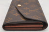 Authentic Louis Vuitton Monogram Portefeuille Sarah Purse Wallet M60531 LV 2586K