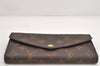 Authentic Louis Vuitton Monogram Portefeuille Sarah Purse Wallet M60531 LV 2586K