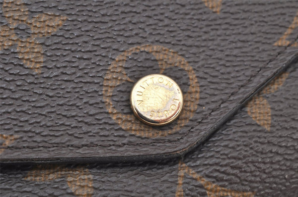 Authentic Louis Vuitton Monogram Portefeuille Sarah Purse Wallet M60531 LV 2586K