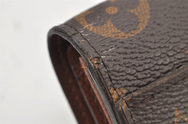Authentic Louis Vuitton Monogram Portefeuille Sarah Purse Wallet M60531 LV 2586K