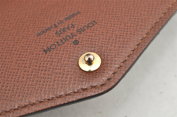 Authentic Louis Vuitton Monogram Portefeuille Sarah Purse Wallet M60531 LV 2586K