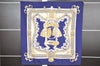 Authentic HERMES Carre 90 Scarf "BRIDE DE COUR" Silk Navy 2587I