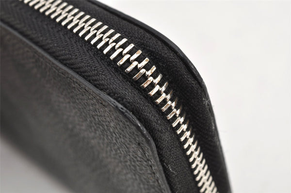Authentic Louis Vuitton Damier Graphite Zippy Wallet Vertical N63095 LV 2587K