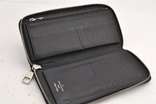 Authentic Louis Vuitton Damier Graphite Zippy Wallet Vertical N63095 LV 2587K