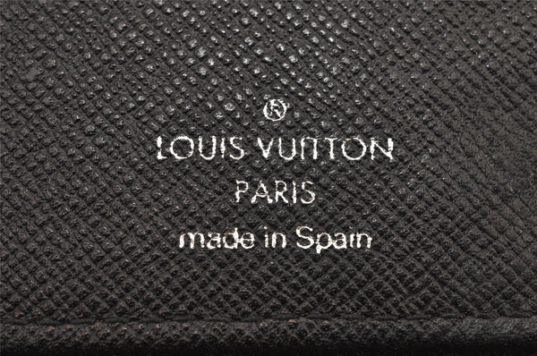 Authentic Louis Vuitton Damier Graphite Zippy Wallet Vertical N63095 LV 2587K