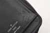 Authentic Louis Vuitton Damier Graphite Zippy Wallet Vertical N63095 LV 2587K