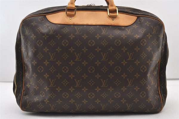 Authentic Louis Vuitton Monogram Alize 24 Heures Boston Hand Bag M41399 LV 2588J