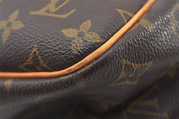 Authentic Louis Vuitton Monogram Alize 24 Heures Boston Hand Bag M41399 LV 2588J