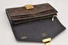 Authentic Louis Vuitton Monogram Portefeuille Pallas Wallet M58415 Black 2588K