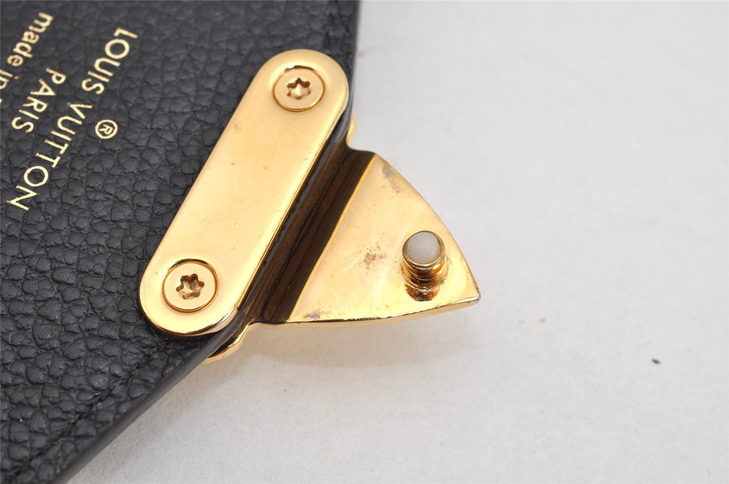 Authentic Louis Vuitton Monogram Portefeuille Pallas Wallet M58415 Black 2588K