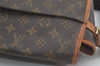 Authentic Louis Vuitton Monogram Gibeciere GM Shoulder Cross Bag M42246 LV 2589I
