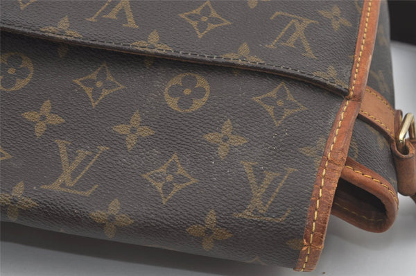 Authentic Louis Vuitton Monogram Gibeciere GM Shoulder Cross Bag M42246 LV 2589I